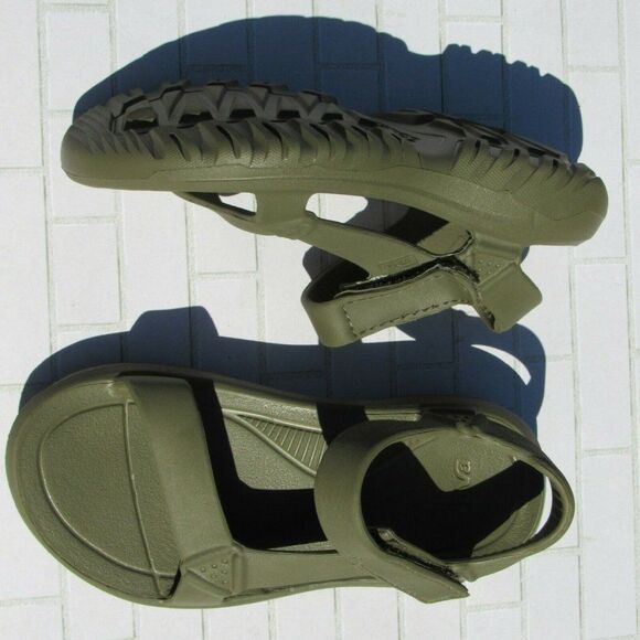 TEVA MEN’S HURRICANE DRIFT BURNT OLIVE SANDALS - Picture 4 of 5